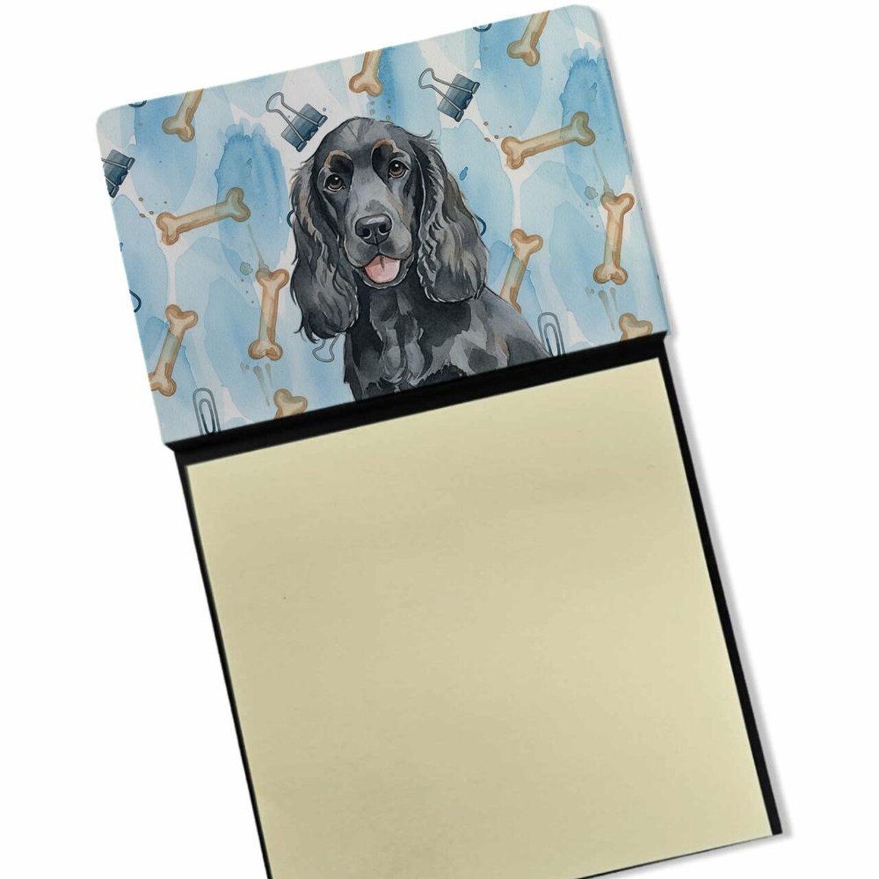 Edge Collections-3" x 3"-Multicolor-Professional Desk Sticky Note Dispenser with Watercolor Design-1 Pieces